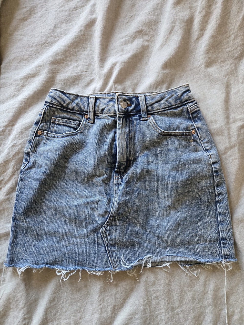 wild fable Light Blue Denim Mini Skirt